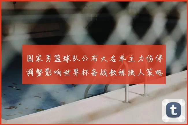 国家男篮球队公布大名单主力伤停调整影响世界杯备战教练换人策略